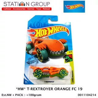 HOT WHEELS HW T-REXTROYER ORANGE FC 19