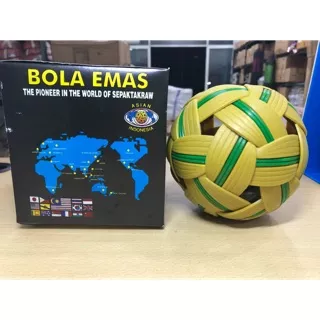 Bola takraw plastik bola emas 501