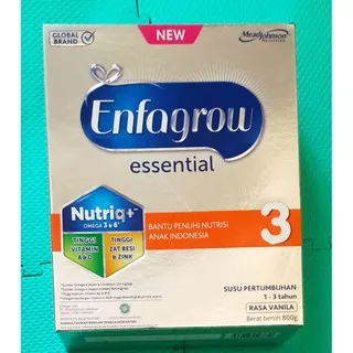 Enfagrow Essential 3 rasa vanilla kemasan 800 gram exp 2023