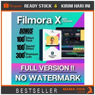 BEST SELLER] Filmora X Versi 10 (FULL VERSION) (PERMANEN)