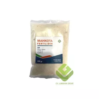 Pupuk ZA Mahkota 100 Gram Repack - ZA Ammonium Sulfat - ZA Non Subsidi