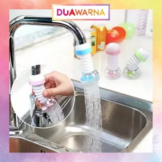 DuaWarna Sambungan Kran Air Flexsible Filter Keran Splash Shower  Wastafel Dapur Hemat Air BT055