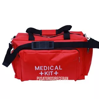 Jumbo Travel Medical Kit Bag Tas Perlengkapan Medis Emergency Kit P3K SAR First Aid Tas Obat Dokter Bidan Homecare UKS Fisioterapi PMI Kit