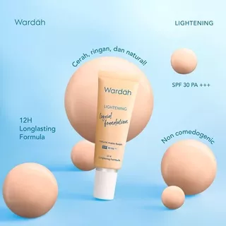 Wardah Lightening Liquid Foundation /  Foundation  / liqid  Foundation / wardah foundation