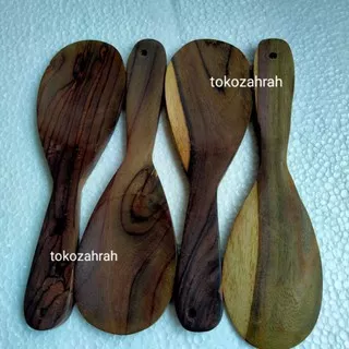 Centong Nasi Kayu Sedang (kayu sonokeling)