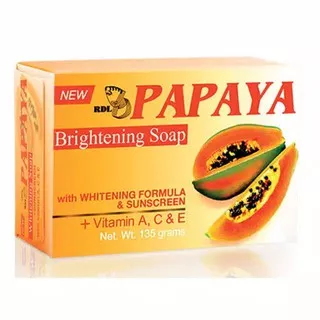 SABUN PEPAYA RDL / PAPAYA RDL SOAP 135 GRAM ORIGINAL BPOM / Sabun Pepaya Asli