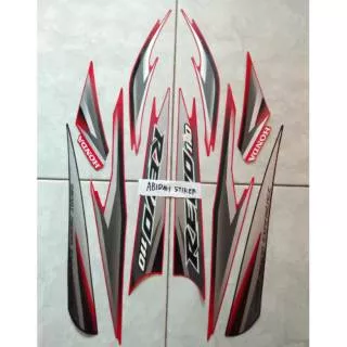 Striping striker Revo absolute cw racing merah 2010