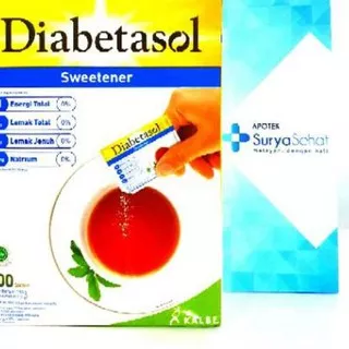 (TERBARU) Diabetasol Sweetener isi 25/ 50/ 100/ 200 sachet murah