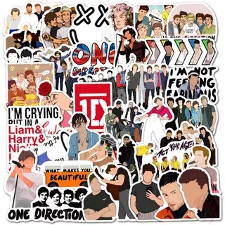 ? One Direction 1D - Series 01 Pop Music Band Stikers ? 50Pcs/Set Louis Tomlinson Harry Edward Styles Liam Payne Niall James Horan DIY Fashion Mixed Doodle Decals Stikers
