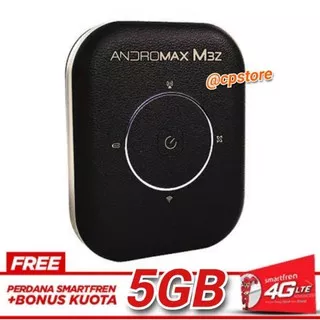 Mifi Modem Wifi Smartfren Andromax M3Z M3Y M3S Free Kuota 5GB - Modem Wifi 4G