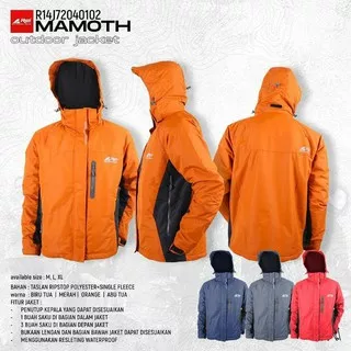 JAKET AREI MAMOTH | JAKET WATERPROOF JAKET POLAR JAKET RIDING JAKET GUNUNG JAKET REI ORIGINAL