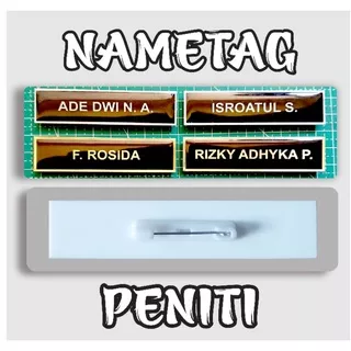 Name Tag/Name Tag Peniti/Name Tag Magnet/Name Tag Paku/Nametag/Nametag Peniti/Nametag Magnet/Nametag Paku/Nama Dada Peniti/Nama Dada Magnet/Nama Dada Paku/Papan Nama Peniti/Papan Nama Magnet/Papan Nama Paku-Custom Satuan-cepat-Murah