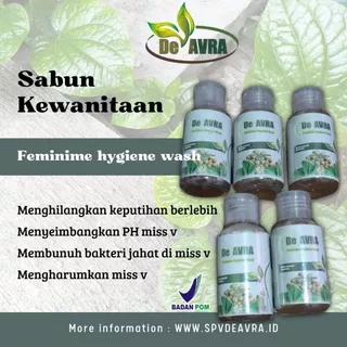 ORIGINAL BPOM DEAVRA FEMINIME HYGIENE WASH (SABUN KEWANITAAN)