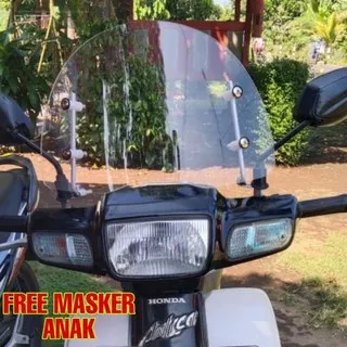 windshield/winsil/tameng angin/visor/visor angin/pelindung dada/windsil/windsild beat karbu /windsild variasi/windsild vario/windsild scoopy/windshield scoopy/tameng angin motor beat/tameng angin motor/tameng angin scoopy/ tameng angin vario uk 25 x 40cm