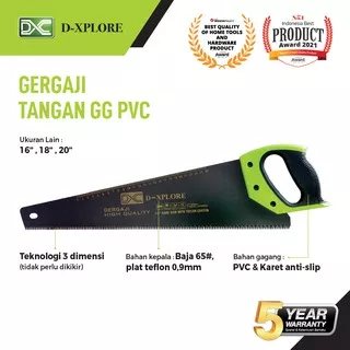 GERGAJI TANGAN/ GERGAJI KAYU 18 INCH D-XPLORE