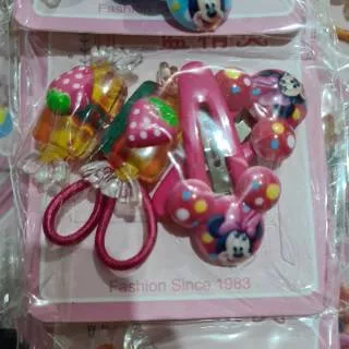 TIK TOK SET KARET SEPASANG MINNIE MOUSE