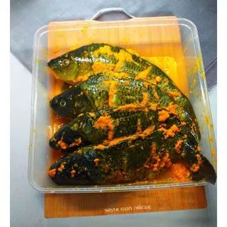 ikan mas bumbu kuning 1kg (siap goreng/bakar) | sayur mart official