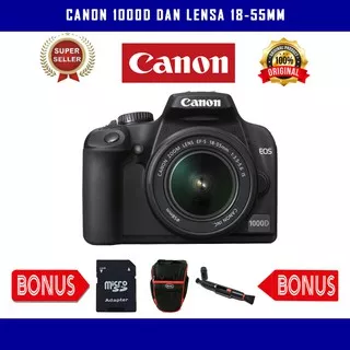 CANON Eos 1000d dan lensa kit 18-55mm siap pakai canon 1000d bukan 1200d 1100d 1300d m3 atau m10