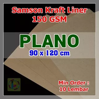 Kertas Samson Kraft Liner 150 GSM Plano 90 x 120 cm