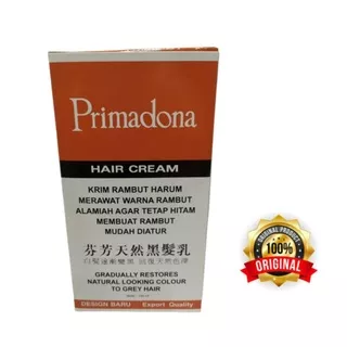 PRIMADONA HAIR CREAM ORIGINAL 150 ML [ASLI 100%]/ MINYAK RAMBUT PRIMADONA PENGHITAM RAMBUT