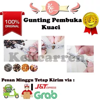 Ready stock JAKARTA!! Gunting pembuka kuaci kacang kacangan scissor opener nut cracker melon seed