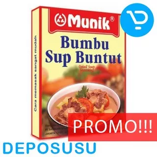 MUNIK Bumbu SUP BUNTUT 80g | Oxtail Soup Seasoning (SKU-18)