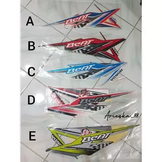 Striping Honda Beat 2018 STD Bendera | sticker motor honda beat new ful set