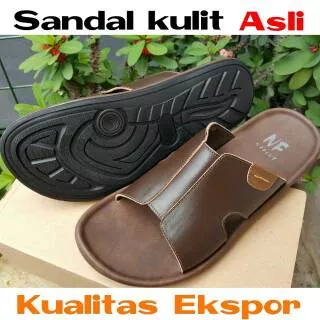 Grosir Sandal Pria Kulit Asli Garut Murah Keren Trendy Nyaman Dipakai Enak Dipandang Kuat Tahan Lama