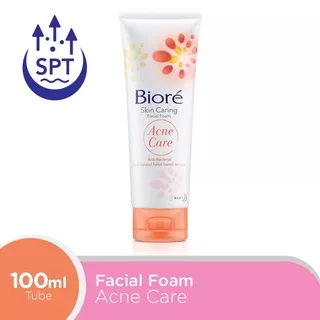 Biore Skin Caring Facial Foam Acne Care 100 gr - Sabun Wajah - Perawatan Wajah - Pembersih Wajah