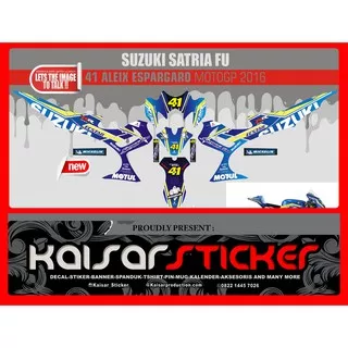 Decal Sticker Motor Full Body Stiker Suzuki Satria Fu 2012 Moto Gp Team