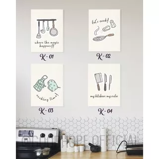 HIASAN DINDING DAPUR DEKORASI DAPUR PAJANGAN DINDING DAPUR KITCHEN WALL DECOR