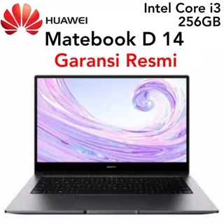Huawei Matebook D14 Garansi Resmi Intel Core i3 8GB DDR4 256GB Laptop Komputer