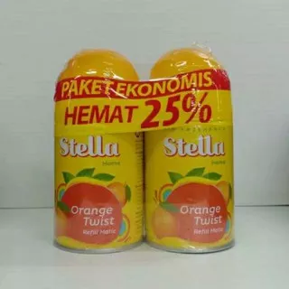 stella matic refill orange twist -225ml/stella matic /pengharu.mruangan/jihanbarokah