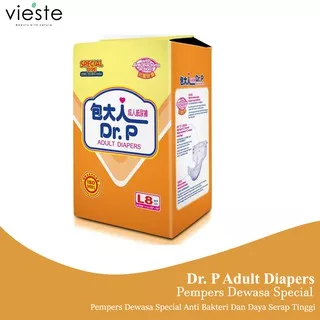 DR. P Adult Diapers Popok Dewasa Unisex Special Type L8