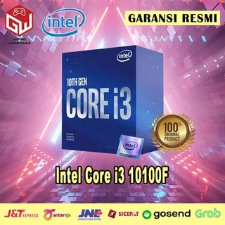 Processor Intel i3 10100F 3.6GHz LGA 1200 BOX / TRAY - GARANSI RESMI - CPU i3-10100F LGA1200 Gen 10 CometLake