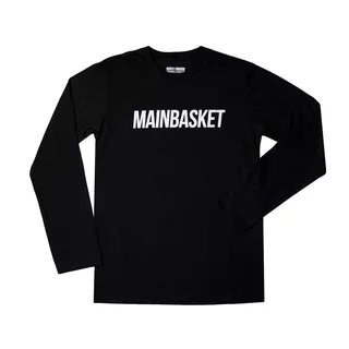 T-Shirt Mainbasket Basic Long Sleeve - Black/White