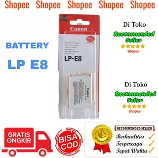 Canon Battery Kamera Lp E8 Baterai For Charger Lc e8c Batrai Eos 550D 600D Batrei Camera DSLR 650D Batere Kamera LcE8 Bateri Slr 700D Rebel T2i Batery Rebel T3i T4i Batray Rebel T5i Kiss X4 Baterei Kiss X5 X6 Baterey Kiss X6i X7i Battre Lpe8