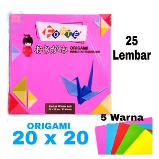 Origami 20 x 20 cm - Origami Besar