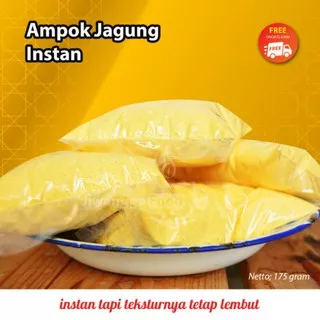 ampok Jagung/Nasi Jagung/beras jagung 170 G kemasan praktis harga murah dan berkwalitas