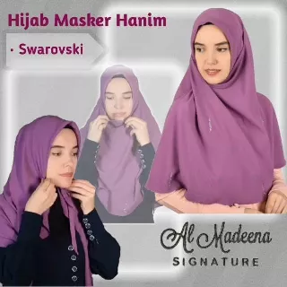 HIJAB MASKER HANIM DIAMOND GEORGETTE / HIJAB DIAMOND / KHIMAR MASKER DIAMOND