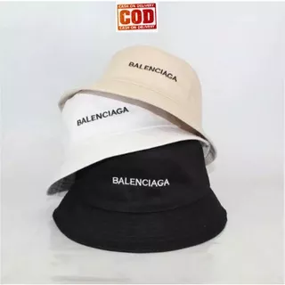 BUCKET HAT BORDIR BALENCIAGA UNISEX KUALITAS BORDIR PREMIUM