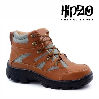 SEPATU SAFETY / SEPATU SAFETY PRIA / SEPATU PELINDUNG BESI / SEPATU TAMBANG/SEPATU PROYEK Hipzo M034