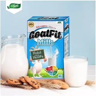 Susu Kambing Etawa Bubuk Goatfit Milk Putih 200 GR