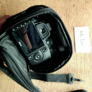 Murah! Tas Kamera Dslr Segitiga Canon Nikon Sony Fujifilm Eos M Olympus .