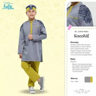 Setelan Kaashif | Baju Koko Hafiz Indonesia | Kemkid Panjang ORI Bani Batuta