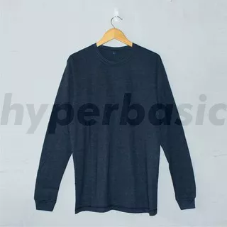 KAOS POLOS BANDUNG BAJU TSHIRT OBLONG LENGAN PANJANG LONGSLEEVE DENIM MISTY PREMIUM