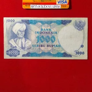 uang kuno Rp1000 tahun 1975 diponegoro - iklan ke10