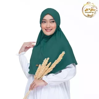 Khimar Bergo Amie 7 |  Hijab Muslimah | Fatimah Bergo | Plisket | Syari Mewah | Set Hijab OOTD |Kerudung Muslimah | Kerudung Syari | Pet Antem | Bella Square | Daily Outfit | Bisa COD | Casual Hijab | Kerudung Termurah | Deenay Voal | Hijab Square Instan