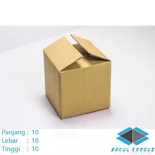 kardus packing kardus online shop box  10x10x10 cm