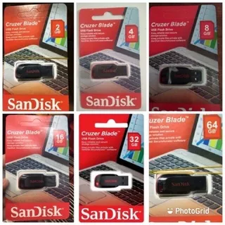 @*(Murah)* SANDISK FLASH DISK 2GB 4GB 8GB 16GB 32GB 64GB CRUZER BLADE CZ71 / USB FLASH  CZ 71